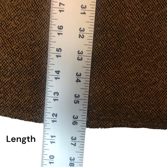 Tweed Skirt Small - Lemonwood Camel Skirt women’s skirt midi - Picture 6 of 7